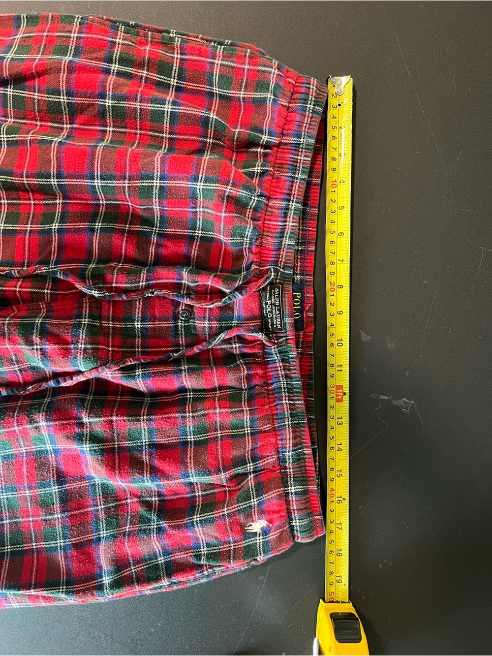 Polo Ralph Lauren Plaid Flannel Panama Set with Horse Logo - Picture 8 of 10